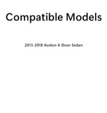 Tempered Driver Left Side Front Door Window Glass Compatible with Toyota Avalon 2013-2018 Models