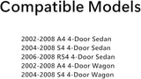 Driver Left Front Door Window Door Glass Compatible with Audi A4 2002-2008 / S4 2004-2008 / RS4 2006-2008 4 Door Models