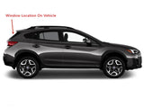 Back Window Rear Tailgate Glass Heated Privacy Compatible with Subaru Crosstrek 2018-2023 Models