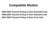 Tempered Factory Privacy Tinted Back Window Back Glass Stationary Compatible with Toyota Tacoma Pickup 1995-2004 Models