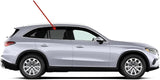 Tempered Passenger Right Side Rear Door Window Door Glass Compatible with Mercedes Benz GLC300 & GLC300e & GLC43 AMG 2023 Models