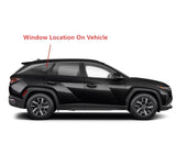 Tempered Passenger Right Side Rear Quarter Window Quarter Glass Compatible with Hyundai Tucson 2022-2024 Models