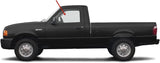 Driver Left Side Front Door Window Door Glass Compatible with Ford Ranger Pickup 2 Door Super/Standard Cab 2019-2023 Models