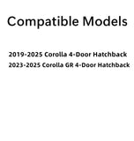 Driver Left Side Rear Vent Window Vent Glass Compatible with Toyota Corolla / Corolla GR 4 Door Hatchback 2019-2025 Models