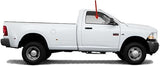 Tempered Passenger Right Side Door Window Door Glass Compatible with Dodge/Ram 1500 2009-2018 & 1500Classic 2019-2024 & 2500 3500 3500Cab/Chs 4500 5500 2011-2025 2-Door Standard Cab Pickup Models Only