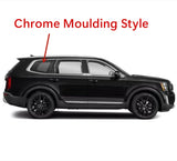 Chrome Moulding Style Tempered Passenger Right Side Quarter Window Quarter Glass Compatible with Kia Telluride 2020-2025 Models