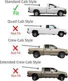 Tempered Passenger Right Side Door Window Door Glass Compatible with Dodge/Ram 1500 2009-2018 & 1500Classic 2019-2024 & 2500 3500 3500Cab/Chs 4500 5500 2011-2025 2-Door Standard Cab Pickup Models Only