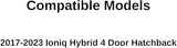 Passenger Right Side Front Door Window Door Glass Compatible with Hyundai Ioniq Hybrid 2017-2023 Models (Not For Ioniq 5 or Ioniq 6)