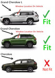 4MM Laminated Driver Left Side Front Door Window Door Glass Compatible with Jeep Grand Cherokee 2022-2025 / Grand Cherokee L 2021-2025 Models