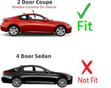 Passenger Right Side Door Window Door Glass Compatible with Hyundai Genesis 2 Door Coupe 2010-2016 Models