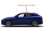 Tempered Driver Left Side Rear Door Window Door Glass Compatible with Maserati Grecale 2023-2024 Models