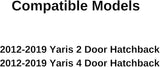Driver Left Side Front Vent Window Vent Glass Compatible with Toyota Yaris 2/4 Door Hatchback 2012-2019 Models