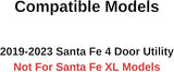 Driver Left Side Rear Door Window Door Glass Compatible with Hyundai Santa Fe 2019-2023 Models