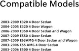 Driver Left Side Front Door Window Door Glass Compatible with Mercedes Benz E320 E350 E500 E550 E55AMG E63AMG 2003-2009 4 Door Sedan / E350 E320 E63AMG 2004-2009 4 Door Wagon Models