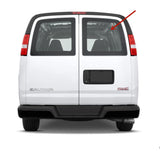 Stationary Back Window Back Glass Passenger Right Side Compatible with Chevrolet Express/GMC Savana 1996-2025 Models