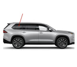 Chrome Style Passenger Right Side Quarter Window Quarter Glass Compatible with Toyota Grand Highlander 2024-2025 Models