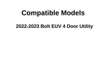 Tempered Driver Left Side Front Door Window Door Glass Compatible with Chevrolet Bolt EUV 2022-2023 Models (Not For Bolt EV)
