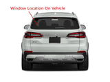 Privacy Back Tailgate Window Heated Back Glass Compatible with BMW X5 2019-2025 Models