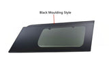 Black Moulding Style Passenger Right Side Rear Quarter Window Quarter Glass Compatible with Kia Sedona 2015-2021 Models