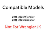 OEM Tempered Passenger Right Side Front Door Window Door Glass Compatible with Jeep Wrangler 2018-2025 / Gladiator 2020-2025 Models