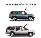 Tempered Privacy Passenger Right Side Front Door Window Door Glass Compatible with GMC Yukon / Yukon XL 2007-2011