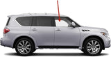 Laminated Passenger Right Side Front Door Window Door Glass Compatible with Infiniti QX56 2011-2013 Models / QX80 2014-2022 Models