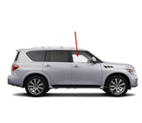 Tempered Passenger Right Side Front Door Window Door Glass Compatible with Infiniti QX56 2011-2013 QX80 2014-2024 Nissan Armada 2017-2024 Models