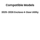 Chrome Molding Style Driver Left Side Quarter Window Quarter Glass Compatible With Buick Enclave 2025-2026 Models