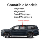 Laminated Driver Left Side Rear Door Window Door Glass Compatible with Jeep Wagoneer / Wagoneer L / Grand Wagoneer / Grand Wagoneer L 2022-2024 Models