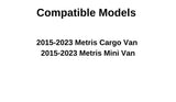 OEM Stationary Driver Left Side Rear Sliding Door Window Door Glass Compatible with Mercedes Benz Metris 2015-2023 Models