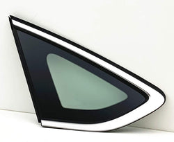 Titanium Moulding Driver Left Side Quarter Window Quarter Glass Compatible with Ford Fusion 2013-2020 Models