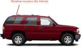 Passenger Right Side Rear Quarter Window Quarter Glass Compatible with GMC Yukon/Chevrolet Tahoe 2000-2006 Models