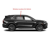 Laminated Passenger Right Side Rear Door Window Door Glass Compatible with Hyundai Palisade 2023-2025 Models
