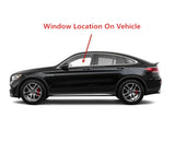 Tempered Driver Left Side Front Door Window Glass Compatible with Mercedes Benz GLC300 / GLC300e / GLC43 AMG / GLC63 AMG / GLC63 S AMG 4-Door Coupe 2017-2022 Models