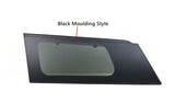 Black Moulding Style Driver Left Side Rear Quarter Window Quarter Glass Compatible with Kia Sedona 2015-2021 Models