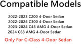 Laminated Passenger Right Side Front Door Window Door Glass Compatible with Mercedes Benz C-Class C200 C300 C43AMG C63AMG 4-Door Sedan 2022-2024 Models