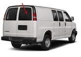 Privacy Stationary Back Window Back Glass Passenger Right Side Compatible with Chevrolet Express/GMC Savana Van 1996-2025 Models