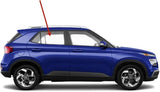 Tempered Passenger Right Side Rear Door Window Door Glass Compatible with Hyundai Venue 2020-2024 Models