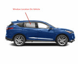 Laminated Passenger Right Side Rear Door Window Door Glass Compatible with Acura RDX 2022-2025 Models