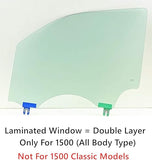 OEM Laminated Driver Left Side Front Door Window Door Glass Compatible with Ram 1500 Pickup 2019-2025 Models (Not For 1500Classic)