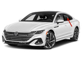 Driver Left Side Rear Door Window Door Glass Compatible with Volkswagen Arteon 2019-2024 Models