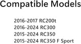 Driver Left Side Door Window Door Glass Compatible with Lexus RC200t / RC300 / RC350 2015-2024 Models