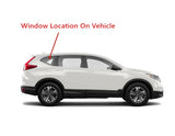 Clear Passenger Right Side Quarter Window Quarter Glass Compatible with Honda CR-V 2017-2022 Models