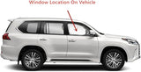 Laminated Passenger Right Side Front Door Window Door Glass Compatible with Lexus LX570 2008-2021 Models