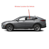 Tempered Driver Left Side Rear Door Window Door Glass Compatible with Buick Envista 2024-2025 Models