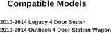 Passenger Right Side Front Door Window Door Glass Compatible with Subaru Legacy 4 Door Sedan / Outback 4 Door Wagon 2010-2014 Models