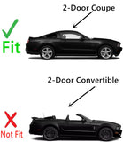 Factory Privacy Tinted Passenger Right Side Quarter Window Quarter Glass Compatible with Ford Mustang 2-Door Coupe 2010-2014 Models