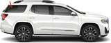 Passenger Right Side Quarter Window Quarter Glass Compatible with GMC Acadia 2017-2023 Models (Not For Acadia Limited)