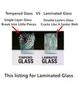 Laminated Driver Left Side Rear Door Window Door Glass Compatible with Nissan Ariya 2023-2025 Models
