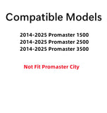 Heated Back Window Back Glass Passenger Right Side Compatible with Ram Promaster 1500 2500 3500 Cargo Van 2014-2025 Models (Not For Promaster City Van)
